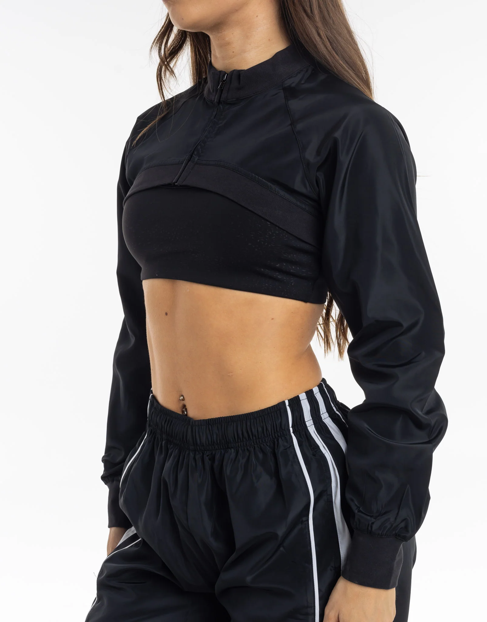 Y2K Retro Speed Jacket - Flat Black - Image 4