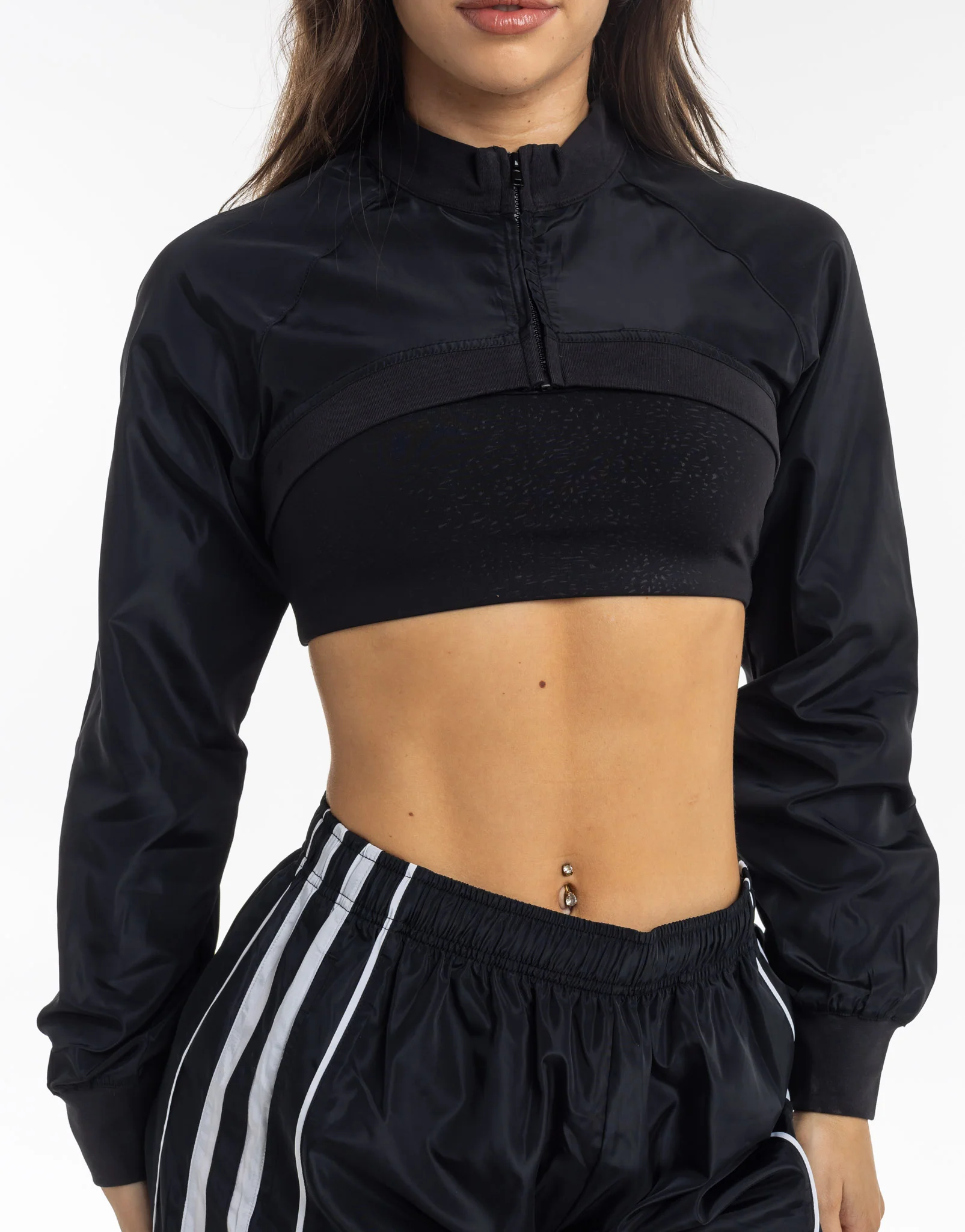 Y2K Retro Speed Jacket - Flat Black - Image 6