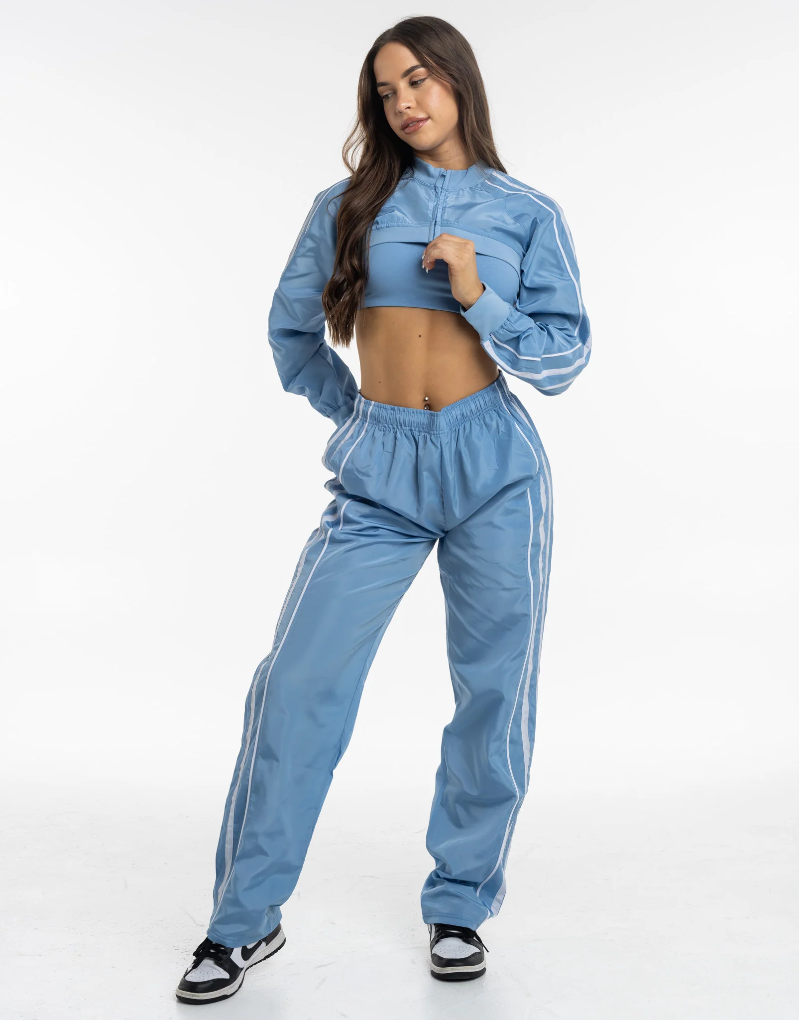Y2K Retro Speed Jacket - Process Blue - Image 3