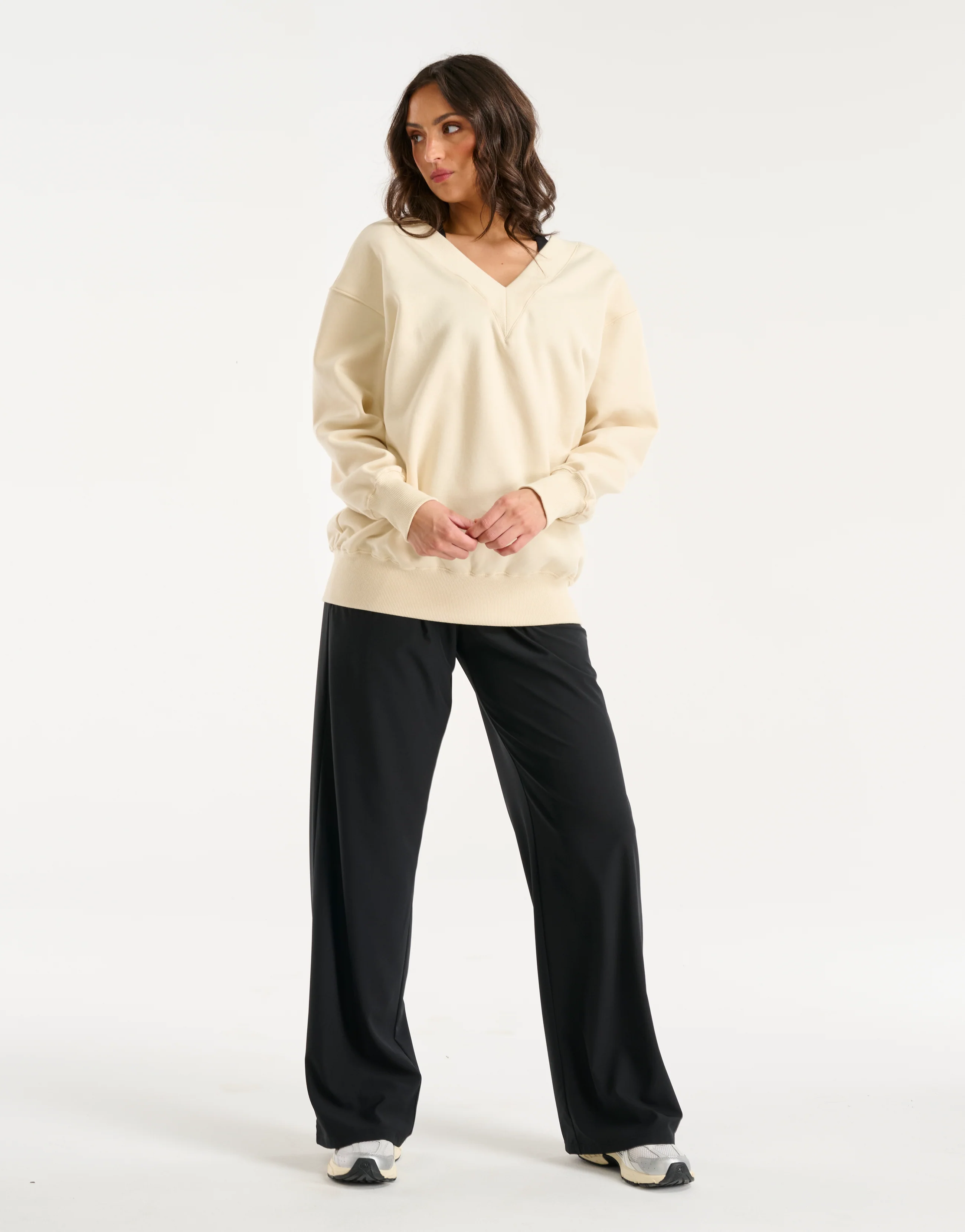 ZenLayer Pullover - Taupe - Image 3